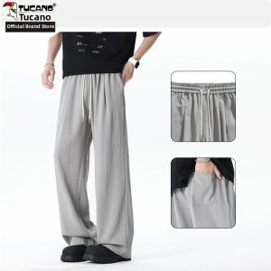 TUCANO | Men Summer Light Weight Loose Fit Ice Silk Casual Pants
