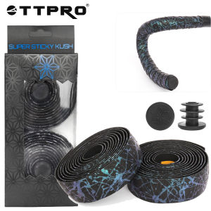 TTPRO 1 Pair Road Bike Handlebar Tape Anti-Slip PU Shock Absorbing Handlebar Wrap Tape Bicycle Handlebar Durable Cycling Tape
