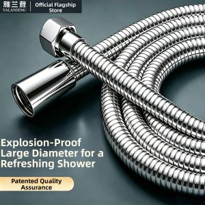 YALANDENG | Burst-Proof Stainless Steel Shower Hose