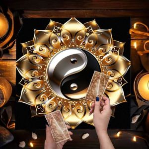 Triple Moon Celtic Knot Constellation Sun Flower Altar Cloth Tarot Card Tablecloth Wicka Astrology Divination Spiritual Decor