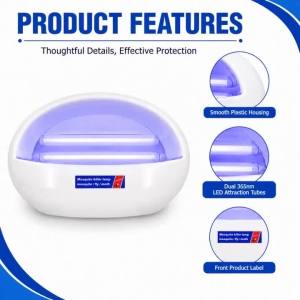 JOYINLED 4W 8W Insect Killer with Sticky Glue Boards Indoor Fly Trap Wall-Mounted Bug Catcher for Flies Gnats Mosquitoes & Moths