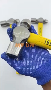 KINGS Ball Pein Hammer  Drop Forged Steel Fiberglass Anti-Slip Handle Metal Work Riveting Tool Tukul