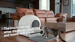 Automatic Cat Litter Box Multi Cat Smart Litter Tray Auto Poop Scooping Low Noise Easy Clean For Household Pet Cat