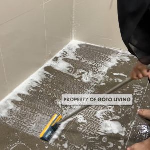 Goto Zoey Sikat Lantai Ubin Toilet Kamar Mandi Gagang 2in1 Multifungsi