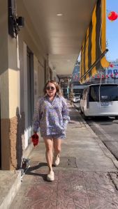 ชุดเซ็ทแขนยาวขาสั้น MS345 ตรีมตรุษจีน ลายดอกไม้ สีน่ารักมาก ผ้าใส่สบายมาก