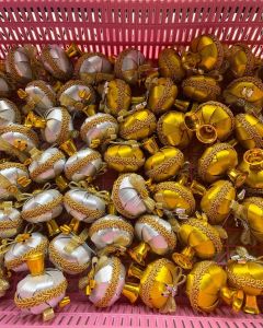 โปรยทานบาตรพระ10ชิ้น(งานริบบิ้น)