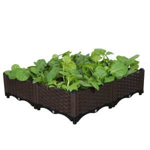 Planting Box Vegetable Planting Handy Gadget Family Balcony Roof Vegetable Planting Special Basin Special Box Rectangular Flower Box Plastic Flower Pot
