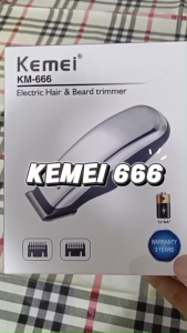 Kemei KM-666 Mini Electric Hair Clipper Trimmer Pencukur Rambut