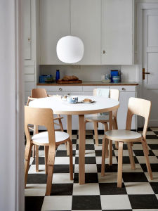 Nordic Style Designer Creative Backless Chairs Simple Modern Solid Wood Dining Chairs Compact Home Use Art Ek Bench