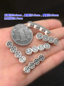 สร้อยข้อมือทำจากเงินแท้ S999 สร้อยคอ สร้อยข้อมือ DIY ทำมือ วัสดุโลหะผสม สร้อยคอแบบมีชื่อเสียงใหม่ ตัวเลือกสินค้าที่ไม่ซ้ำใคร