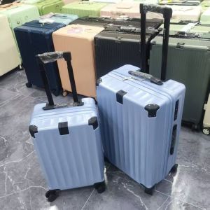 High Aesthetic 20 Inch Boarding Suitcase Large Capacity Luggage Handle Anti-Fall Travel Case Password Box Rurukadi Fashion Trend