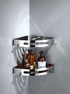 304 Stainless Steel Toilet Rack Shelf Bathroom Storage Rack Kitchen Storage Rack Shelves Home Furniture