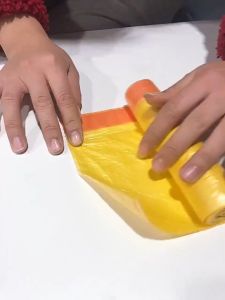 Plastik Sampah Dengan Tali PerROLL isi 15 Lembar Ukuran 45x50cm Berwarna