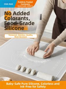 CHAHUA | Non-slip Food Grade Silicone Dough Rolling Mat