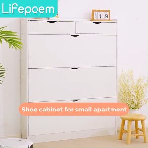 Shoe Cabinet Multi-layer Shoes Rack Shoe Rack Cabinet Rak Kasut Almari Kasut Wooden Shoe Organizer Kabinet Kasut Rak Kasut Bertutup Shoe Organiser