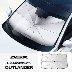 Car Front sunshade umbrella Anti-Uv proof heat For Mitsubishi Outlander Lancer 9 EX ASX Pajero L200 Eclipse Ralliart Delica