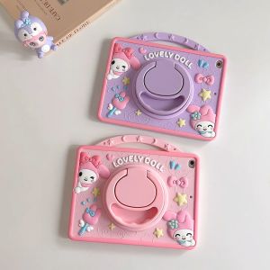 Kesing Perlindung Tablet Anak Tali Lanyard Pegangan 360 Derajat Untuk iPad 5/6/7/8/9/10/Air 4/5