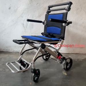 OneHealth Kursi Roda Travel Dengan Handle Koper OH900 / Serenity T001 Lipat Cabin Size Umroh Pesawat