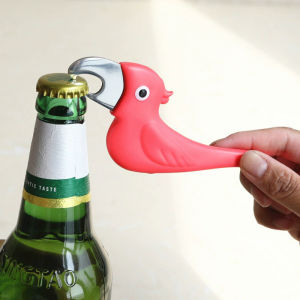 Creative Parrot Shape Multitool Beer Bottle Opener Heavy Duty Can Opener Magnetic Lid Lifter Kitchen Gadget Bar Accessories