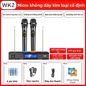 Micro Cầm Tay Không Dây Sony Ericsson KTV Chuyên Nghiệp Micro Karaoke TV 310 Kênh U Chốngồn Phụ Kiện Âm Thanh