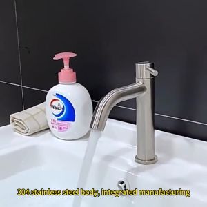 ก๊อกน้ำอ่างสแตนเลส ก๊อกน้ำล้างมือ สแตนเลสQX4006