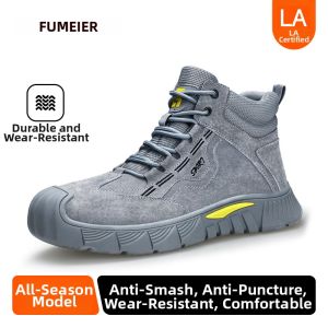GUYISA | Steel Toe Anti Smash Puncture Proof Insulated Work Shoes