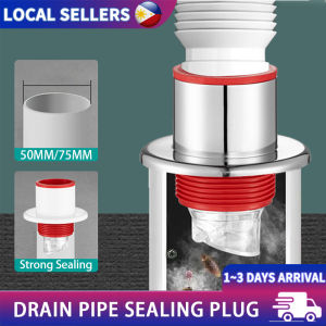 Drain Pipe Anti-Odor Device Sink Sewer Sealing Plug Universal Drain Stopper Kitchen Bathroom