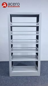 Acero Furniture - Rak Besi Siku 6 Tingkat AABS101