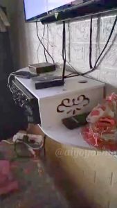 Wall Mount Storage Shelf Holder Stand Rack TV Box Astro Router PC DVD Player Modem Wifi Set-Top Box Rak Dinding Organizer Shelves Wall Rack