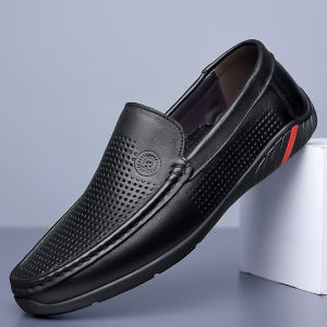 Haporri | Breathable Comfortable Slip-on Leather Loafer Casual Shoe