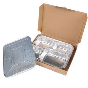 Hộp Đựng Takeaway Cách Nhiệt Bằng Nhôm Phân Cách