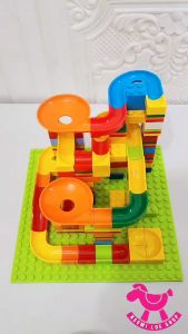 Mainan slide ball 144 pcs JUMBO Mainan Brick Building Blocks Marble