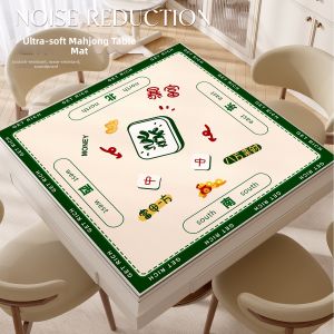 Dopamine Mahjong Table Pad Thick Silent Non-slip Square Desk Mat
