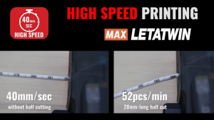 เครื่องพิมพ์ปลอกสายไฟ MAX LM-550A2/PC MAX พิมพ์ผ่านแป้นพิมพ์ / ต่อ Computer ก็ได้