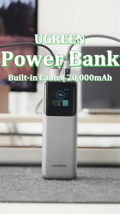 UGREEN 25000mAh Nexode PowerBank PD200W Fast Charging for T14 Dell Lenovo MacBook Air Samsung S26 Ultra S25 Ultra iPhone 15 Pro Max iPhone 16 Pro Max iPhone 17