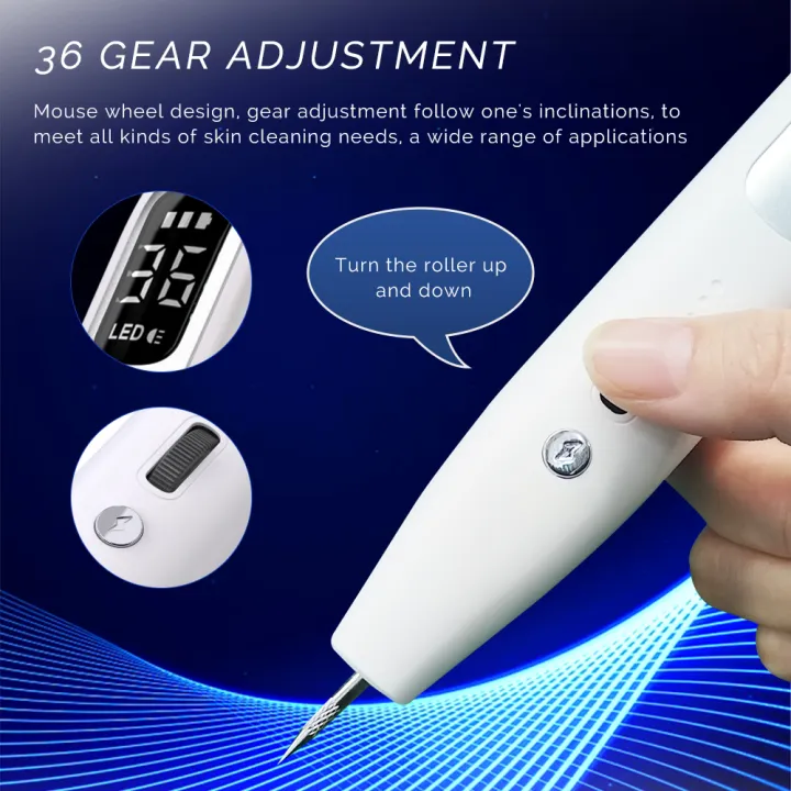 36%20Levels%20Dual%20Needles%20Mole%20Removal%20Pen%20Freckle%20Dark%20Spot%20Tattoo%20Remover%20Skin%20Tag%20Warts%20Fleshy%20Nevus%20Cleaner%20Plasma%20Laser%20Pen%20-%20Image%204