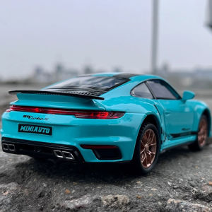 Mô Hình Xe Hơi Hợp Kim Porsche 911 Turbo S Tỷ Lệ 1:32 Bộ Sưu Tập Âm Thanh Xe Hơi Đúc Khuôn Quà Tặng Sinh Nhật Cho Trẻ Em Đồ Chơi Bé Trai Bằng Kim Loại