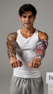 Breathable Arm Sleeves Sun Protection Ice Silk Quick-Dry Tattoo Sleeve for Cycling Riding Outdoor Sports