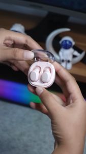 ROBOT TWS Wireless Earbuds Bluetooth 5.3 Mini Transparan Flybuds T22 Earphone Wireless Original - Garansi 1 Tahun