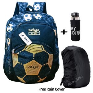 Tas Ransel Anak Laki-laki Motif Bola Banyak Bonusnya / Tas sekolah Anak SD gratis botol Minum dan jam  topi / ransel bola banyak bonusnya + Tas punggung motif bola + tas ransel smiggel
