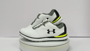 Mens Golf Shoes New Fixed Spikes Rotating Button New Anti-Slip Waterproof Breathable Sports Golf Shoes for Men