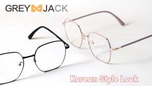 Grey Jack Kacamata Antiradiasi Blueray Model Kotak Fashionable Bahan Metal Ringan Bisa Minus Anti Radiasi Bluecromic 31371