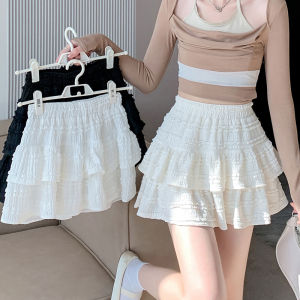 Váy Ngắn Phong Cách Ballet Cạp Cao Cho Nữ Váy Ngắn Phong Cách Công Chúa Ngọt Ngào Màu Trơn Phong Cách Hàn Quốc Mùa Đông 2023