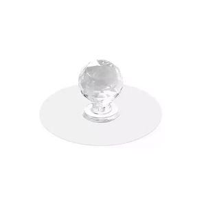 20/1pcs Punch-free Drawer Knobs Self-Adhesive Kitchen Cabinet Handle Furniture Cupboard Dresser Window Door Push Pull Handles
