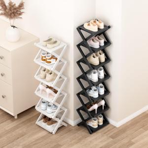 Foldable Narrow Multiple Layers Shoe Rack
