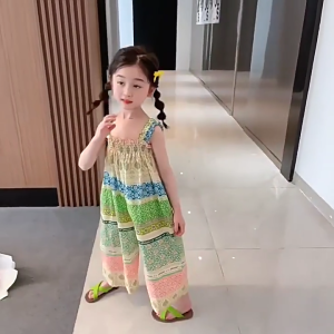 Jumpsuit for Kids Girl Cute Korean Version Girls Jumper Baby Loose Fit Casual Overalls for Baby Girl