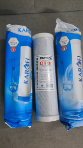 BỘ 3 LÕI LỌC THAY CHO MÁY KAROFI MODEL S-S038 | OP1310 - SỐ 2 LÀ LÕI CTO OEM