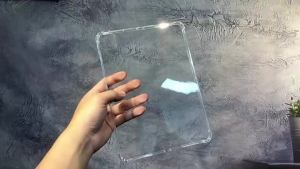 RICHMENT Transparent Silicone Soft TPU Case for OPPO Pad Mini 8.8 Inch 2026 Anti-Drop Airbag Tablet Cover