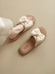 Josiny | Bow Design Slipper Sandals for Women Beach Wear