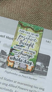 2 Pcs Magnetic Bookmarks with inspirational quotes | Book Markers | Page Markers | Book Clips MB03